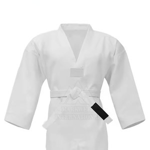 Venta caliente personalizado algodón manga larga Taekwondo uniforme al por mayor desgaste de artes marciales - Product Image 6