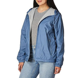 Zip up Outerwear Lightweight <b>Windbreaker</b> <b>Jacket</b> for Ladies Wholesale Custom Logo Print <b>Women</b> Breathable <b>Windbreaker</b> <b>Jacket</b> - Product Image 1