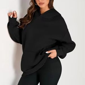 Moda reina mujeres sudaderas con capucha de gran tamaño sudaderas de lana otoño moda 2025 pulóver suéteres ropa de invierno - Product Image 1