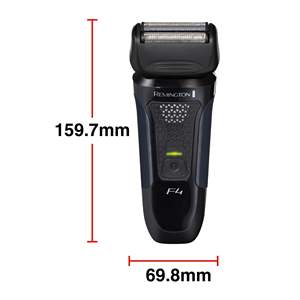 Afeitadora Eléctrica de Láminas Dobles, Uso en Seco y Húmedo, Impermeable, Recortadora de Precisión, Accesorio para Barba, Tapa Protectora, Cuchillas Dobles/Triple, Lavable - Product Image 6