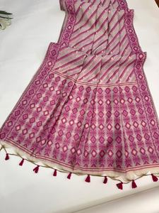 เสื้อเบลาส์สำหรับผู้หญิงชุดปาร์ตี้งานแต่งงานสุดพิเศษสำหรับผู้หญิงผ้าส่าหรีคอตตอนเนื้อนุ่มบูติกอินเดีย - Product Image 6