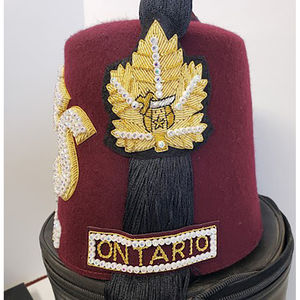 Chapeau Fez en Laine Marron pour Cadeau des Shriners 2026, Chapeau Maçonnique de Haute Qualité, Personnalisable, Meilleure Vente, Très Demandé - Product Image 2