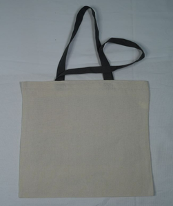 100% coton toile fourre-tout sac à provisions écologique recyclable fermeture éclair logo imprimé personnalisé à la mode sac à bandoulière Promotions - Product Image 1