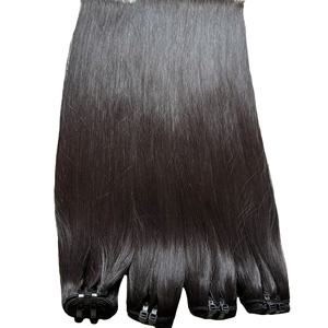 Factory Taka Hair 100% Extensiones de cabello humano Remy Cutícula alineada Punta plana Natural Recto-Precio al por mayor - Product Image 5