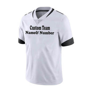 เสื้อเจอร์ซีย์อเมริกันฟุตบอลชุดเครื่องแบบนักศึกษาเสื้อฟุตบอลสีพื้น - Product Image 1