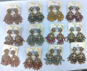 ชุดต่างหู Jhumka Jundan แบบดั้งเดิมของอินเดียสำหรับสุภาพสตรีทรงกระดิ่งหยดน้ำทันสมัย - Product Image 5