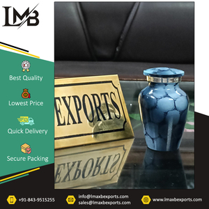 El mejor diseño moderno, urnas de cremación de recuerdo con acabado personalizado/urna para cenizas conmemorativas del mejor vendedor indio que figura en la lista a precio al por mayor - Product Image 4