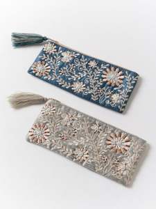 Bohemian Style Embroidery Pearl Hand <b>Clutch</b> <b>Bags</b> Fancy Design Lining Wholesale - Product Image 4