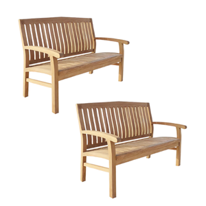 Simple Classic Garden Bench <b>Wooden</b> Bench For <b>Outdoor</b> Furniture Teak Garden Bench High Quality Product - Product Image 2