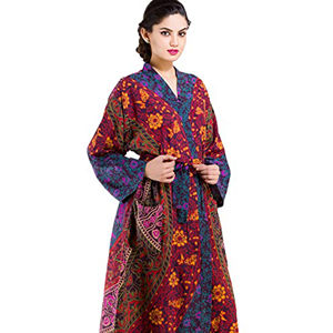 Vêtements de nuit en coton imprimé, bloc à main, Robe Kimono de course, tissu pour vêtements, matériaux, vêtements de nuit, meilleur prix - Product Image 1