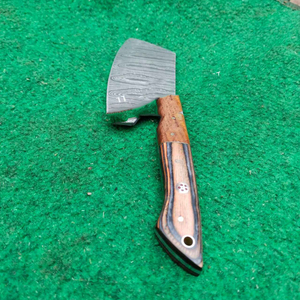 Couperet de chef en acier damas personnalisé fait à la main couteau de cuisine couperet à viande couteaux à manche en bois - Product Image 6