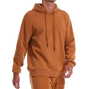 Ensemble pantalon de survêtement et sweat à capuche de haute qualité pour hommes, survêtement à capuche en coton épais personnalisé pour homme, 100% coton - Product Image 3