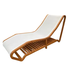 Chaise longue en bois Chaise longue moderne Chaise longue extérieure pour la fabrication extérieure et piscine en Indonésie - Product Image 5