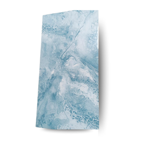 Azulejos vitrificados de porcelana esmaltada 600x1200mm Fluido Aque Acabado brillante Azulejos de piso y pared de gran formato para interiores de lujo - Product Image 1