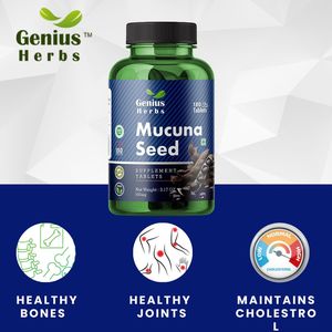 Comprimés de Mucuna de qualité supérieure, aide naturelle à la relaxation, formule à base d'extraits végétaux, équilibre corps-mente, soutien quotidien pour la santé. - Product Image 2