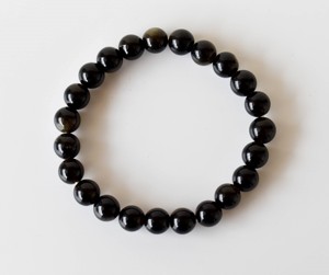 Wholesale Best Quality Golden Obsidian 8mm <b>Healing</b> <b>Bracelet</b> Semi Precious Natural Crystal For Meditation Jewelry - Product Image 1