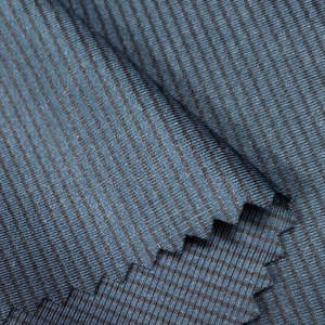 Wholesale Price 190GSM 100% Polyester Woven Ripstop Stripe Cation Venetian Yoga 4 Way Stretch <b>Fabric</b> <b>Lining</b> Yogawear Sportwear - Product Image 1