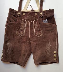 Pantalones cortos de verano informales para niños de High Street, tela suave transpirable a prueba de viento, cuero de secado rápido bordado Lederhosen - Product Image 6