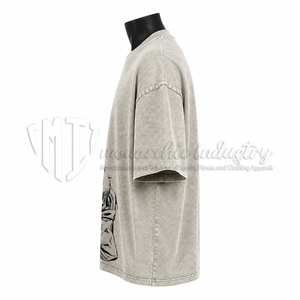 Camiseta Personalizada con Estampado Gráfico Extra Grande, Algodón Premium, Ropa Urbana, Fabricante Mayorista - Product Image 4