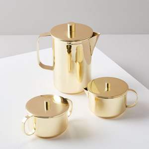 Simple Design <b>Mirror</b> Polished <b>Table</b> <b>Top</b> Metal Tea Coffee Serving Kettle Home Kitchenware Teapots Kettle Set - Product Image 6