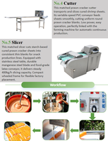 Machine à fabriquer des bâtonnets de crevettes entièrement automatique à haut rendement, ligne d'extrusion commerciale pour chips de crevettes, snacks en granulés 3D et aliments soufflés, en acier inoxydable 304