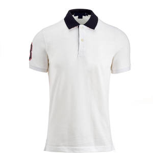 Camiseta de Polo de Golf para hombre con estilo, tela de algodón, cómodos polos bordados antiarrugas para hombre, ropa informal y de oficina - Product Image 1