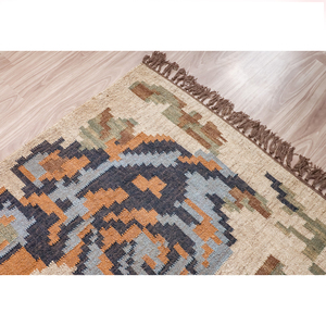 Alfombra de yute hecha a mano de lujo 2024, tamaño personalizado, ecológica para uso en exteriores, cocina, comedor, habitación de niños, estilo moderno lavable para el hogar - Product Image 2