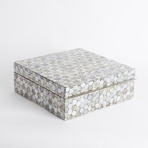 Boîte à bijoux perlée fabriquée à partir de nacre incrustée de boîtes de coquillages à prix direct en gros - Product Image 5