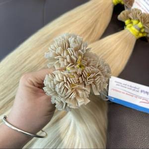 Meilleure qualité Extensions de cheveux crus vietnamiens cuticule aligné russe I pointe Extension de cheveux kératine génie trame Extensions de cheveux - Product Image 6