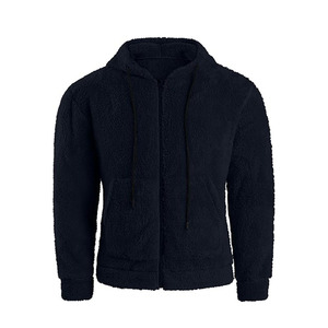 Heavyweight Embroidered Breathable Sherpa <b>Hoodie</b> for <b>Men</b> & Women Winter <b>Thermal</b> Outerwear - Product Image 3
