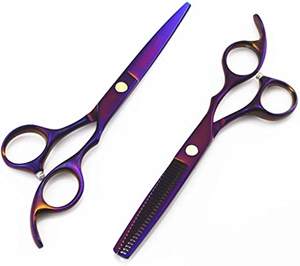 2025 derniers ciseaux de coiffeur professionnels en acier inoxydable de conception pour le toilettage des cheveux produit de beauté et de soins personnels - Product Image 5