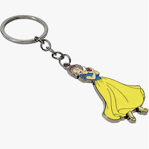 พวงกุญแจเจ้าหญิงดิสนีย์ สโนว์ไวท์ พวงกุญแจโลหะแท้ ทนทาน สำหรับเด็กอายุ 4 ปีขึ้นไป ของแท้ได้รับลิขสิทธิ์จาก H.E.R. อุปกรณ์เสริม - Product Image 2