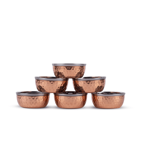 Tazón de mezcla de cobre redondo de gran tamaño de alta calidad, utensilios de cocina de Metal pulido para alimentos, fruta, tazón de cobre grande de la más alta calidad - Product Image 2