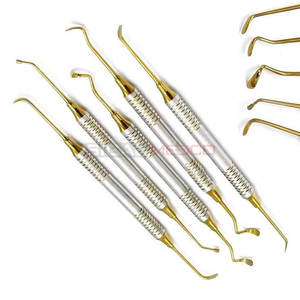 Kit de elevación sinusal de alta calidad, 5 uds., juego de instrumentos médicos dentales chapados en oro de acero inoxidable, cirugía oral profesional sinusal - Product Image 5