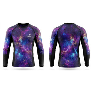 2026 Long Sleeve <b>Rash</b> <b>Guard</b> for <b>Men</b> Breathable Lightweight Compression with Moisture Wicking Stretch Fabric Customizable - Product Image 1