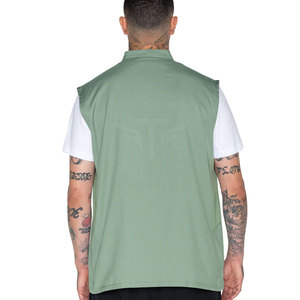 เสื้อกั๊กช่างตัดผมขายดีที่สุด เนื้อผ้านุ่มลื่น ใช้ในร้านเสริมสวย สวมใส่สบาย กระชับพอดีตัว เสื้อกั๊กช่างตัดผมแบบยาว - Product Image 3