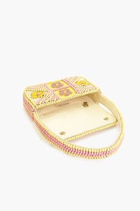High End <b>Seed</b> Beaded Women Purse with Handmade Detailing for Parties and Events High Quality Handmade Women Bags - Product Image 5