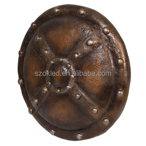 Metal Buckler Knight envuelto en Coocon Metallic Kite Shield <span class=keywords><strong>Esqueleto</strong></span> con linterna Horror Tree Frog Ghost Witch Girl Owl Pellet - Product Image 2