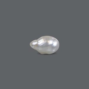 Perles d'eau douce naturelles Basra Pearl 5,46 carats, blanches/dorées, 7-8 mm, pour la fabrication de bijoux - Product Image 1