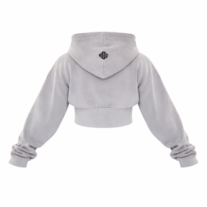 Sweats à capuche oversize pour femmes, 100% coton, tissu tricoté respirant, vêtements de détente streetwear, sweats à capuche avec logo personnalisé pour femmes - Product Image 6