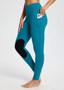 Pantalons d'équitation pour hommes et femmes, pantalons d'équitation respirants et extensibles avec siège complet, genouillères en silicone antidérapantes - Product Image 6