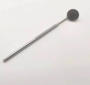 ชุดเครื่องมือทันตกรรมแบบใช้ซ้ำได้ 12 ชิ้น # ด้ามจับกระจกตรวจช่องปาก 5 นิ้ว ผลิตจากสแตนเลสเกรดเยอรมัน ได้รับการรับรองมาตรฐาน CE เครื่องมือผ่าตัดแบบใช้มือ - Product Image 4