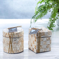 Boîte d'incrustation de nacre de luxe pour Ramadan Eid Emballage cadeau décoratif de qualité supérieure pour les dattes de chocolat, bonbons et cadeaux de vacances