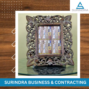 Marco de Fotos Rectangular de Estilo Antiguo de 8x10 Pulgadas, Hecho a Mano, de Madera Sólida de Alta Calidad, Marca SURINDRA, Impresión a 1 Color, Venta al Por Mayor - Product Image 3