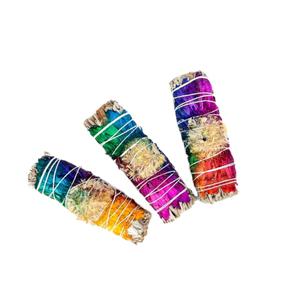 White Sage Smudge <b>Stick</b> White Sage and Hummingbird Flower <b>Stick</b> 4 inch White Sage and Hummingbird Flower Smudge 4 Inch - Product Image 1