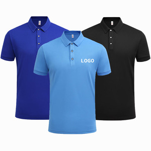 Polo de golf para hombre de alta calidad al por mayor, Camiseta de algodón de seda helada en blanco con logotipo personalizado, polo deportivo de golf, ropa, polos estampados - Product Image 2