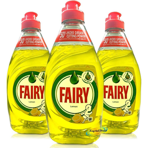 Liquide vaisselle biodégradable et écologique pour cuisine Lemon 320 ml avec 50%-80% d'ingrédients actifs - Product Image 1