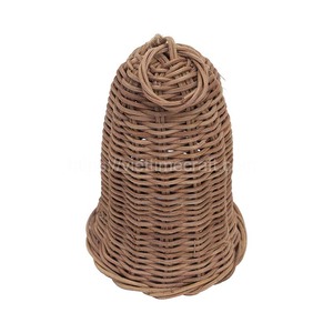 Venta al por mayor vietnamita, artesanía ecológica, campana de ratán, adornos navideños, cascabeles tejidos, decoración de árbol - Product Image 5