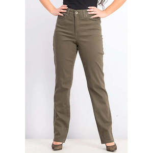 Jeans da Donna Style & Co in Denim Marrone a Gamba Dritta, Taglia 18, con Controllo Pancia e Elemento di Moda Semplice - Product Image 3