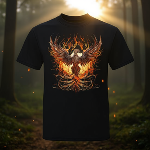 Camiseta Phoenix Rising From Ashes, Resurrección, Renacimiento, Nuevo Comienzo, Ropa Promocional - Product Image 3